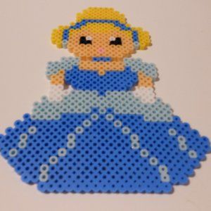 Cinderella Perler figure